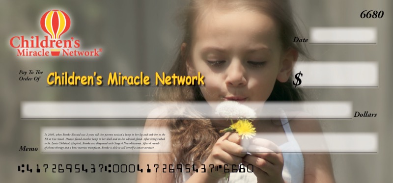 CMN display check featuring Brooke Kincaid, 2010